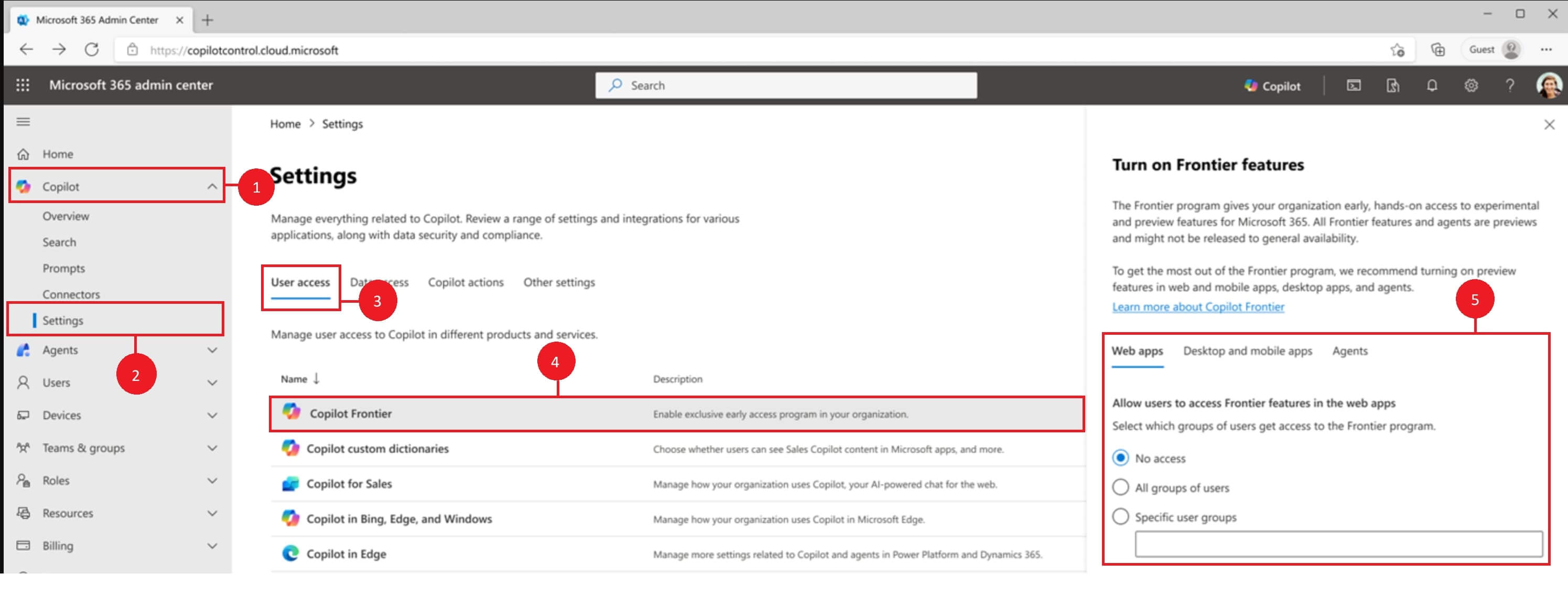 Entry point to Agent 365