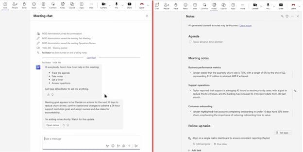 Facilitator agent generate content