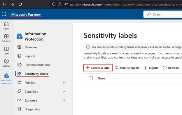 Use Sensitivity Labels and DLP at the Workspace Level